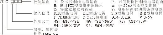 上海托克智能温控表TE-T48PB测量范围-100℃∽600℃