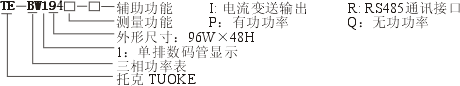 TE-BW194P三相智能功率表
