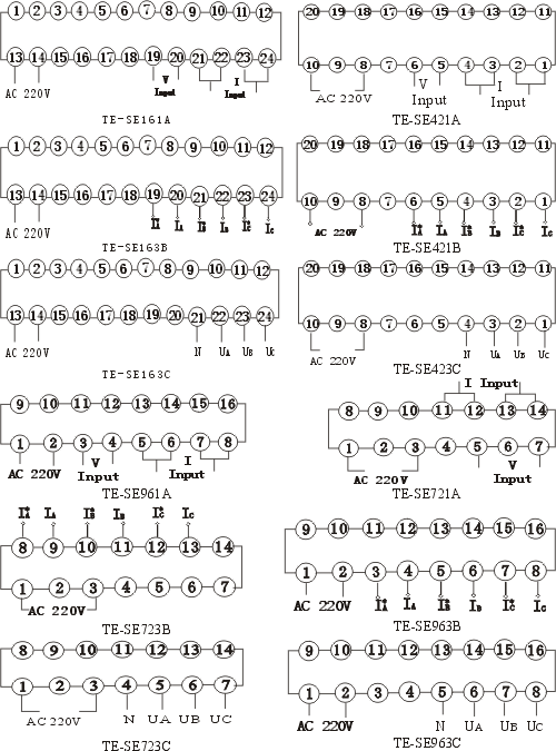 TE-SE电力参数测量仪